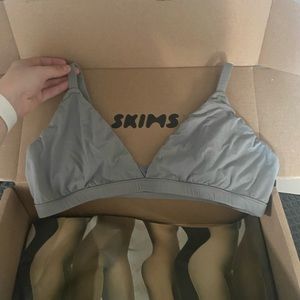 SKIMS Cotton Jersey Triangle Bralette